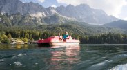 Tretboot fahren am Eibsee, Grainau, Sommer, © Zugspitz Arena Bayern Tirol