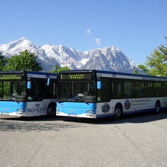 Eibseebus in Grainau, © MTBD GmbH