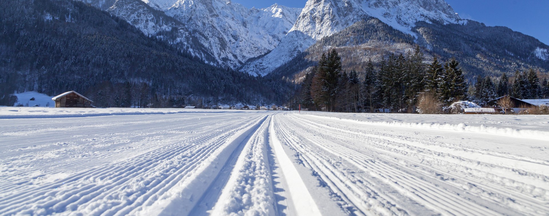 Langlaufen im Zugspitzdorf Grainau, © Touristinformation Grainau - Foto Bäck