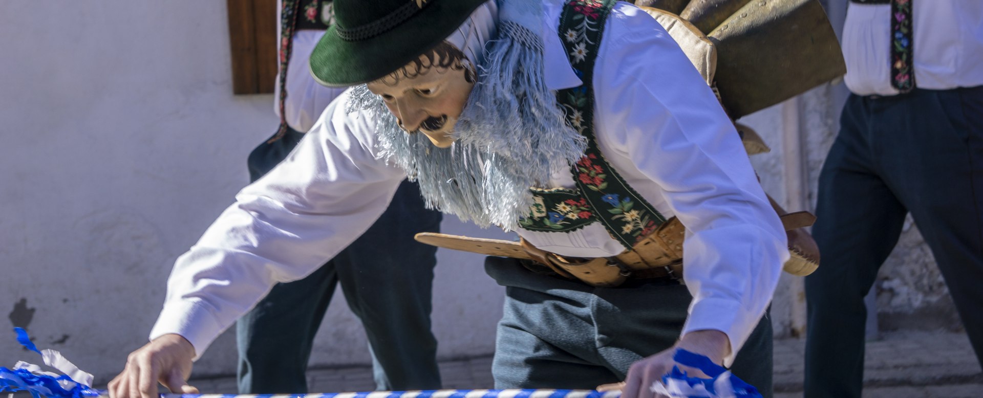 Schellrührer in der Faschingszeit in Grainau, © Tourist Information Grainau - A. Ostler