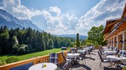 Aussichtsterrasse im Hotel Waxenstein, © Romantikhotel Waxenstein - Gilsdorf