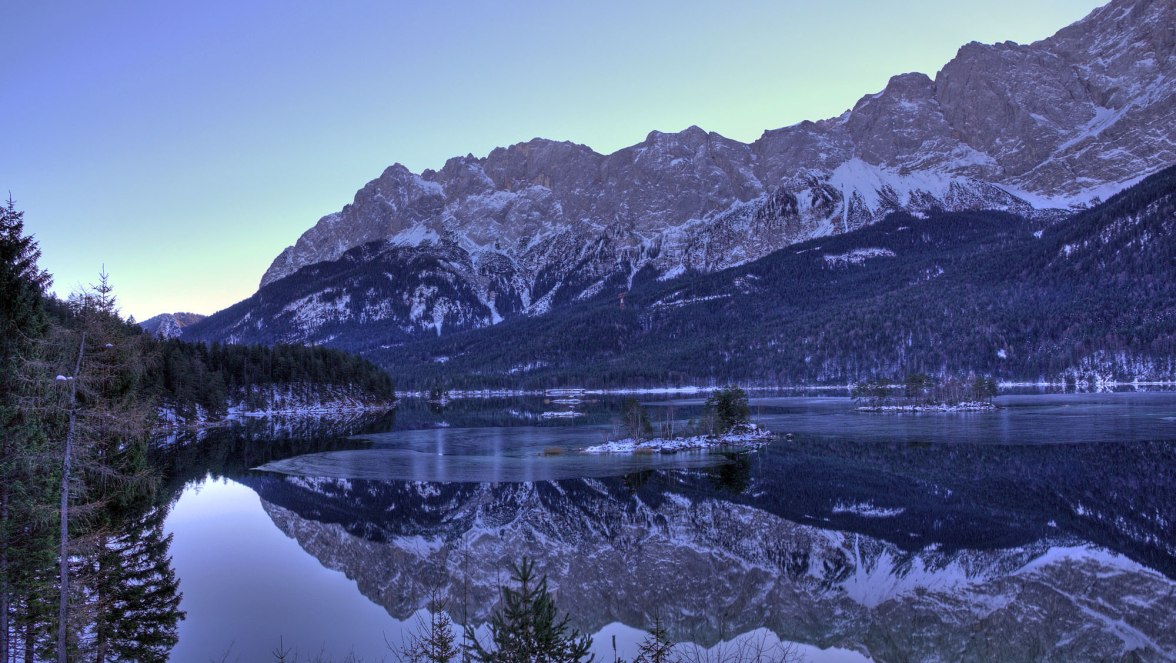 Eibsee im Winter, © Zugspitzdorf Grainau - Rosenzweig