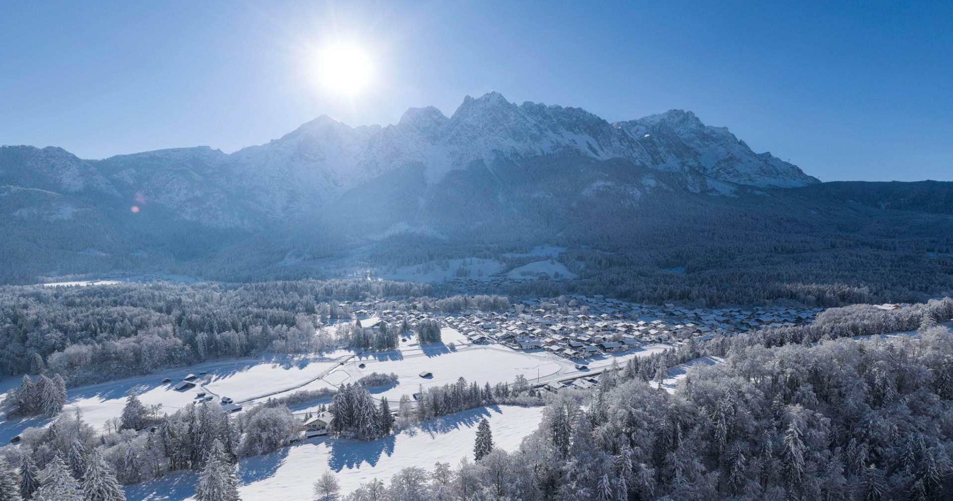 Verschneites Grainau, © Zugspitzdorf Grainau - Ehn