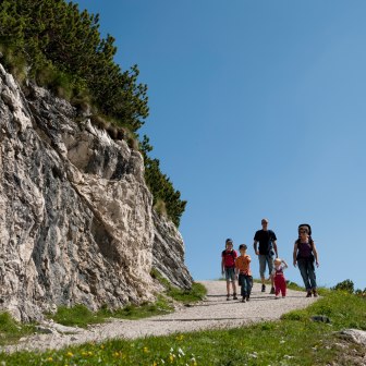 Gipfel-Erlebnisweg Familie Wandern, © Bayerische Zugspitzbahn AG, Benedikt Lechner