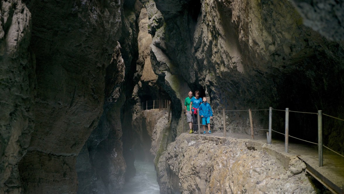 The Partnach gorge in Garmisch-Partenkirchen., © ZugspitzLand