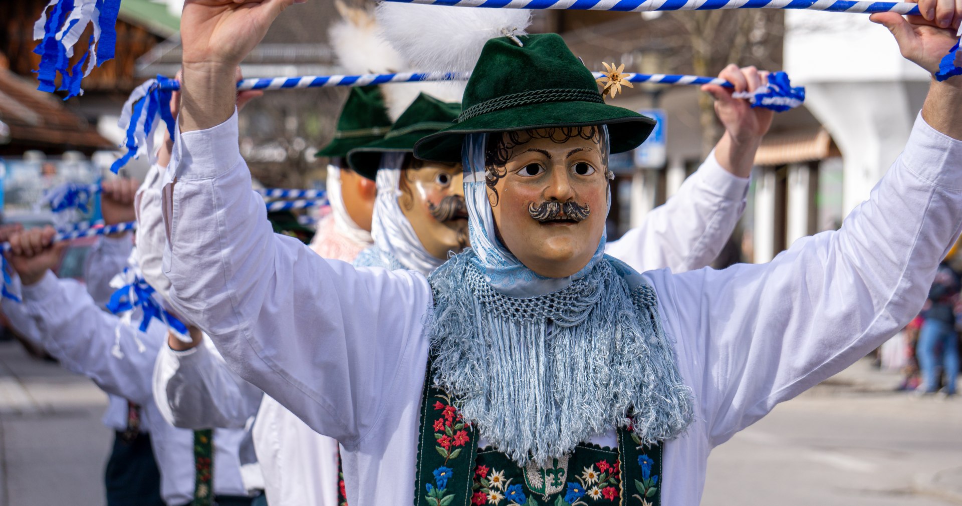 Traditionelle Maschkera in Grainau, © Tourist Information Grainau - A. Ostler