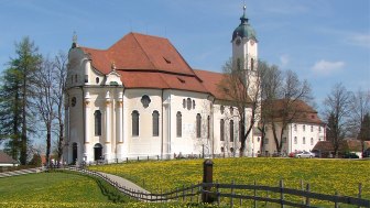 Wieskirche von Süden, © Kath. Wallfahrtskuratiestiftung St. Josef – Wies