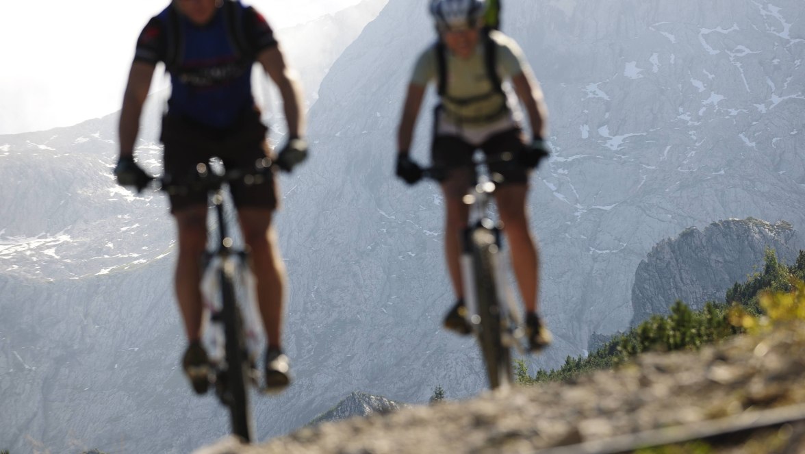 Mountainbiker nähe Hochalm, © WOLFGANG EHN