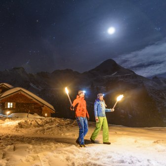 Fackelwanderung in Grainau, © Zugspitzregion - Foto Ehn