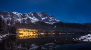 Hotel Eibsee bei Nacht, © Eibsee-Hotel - Enk