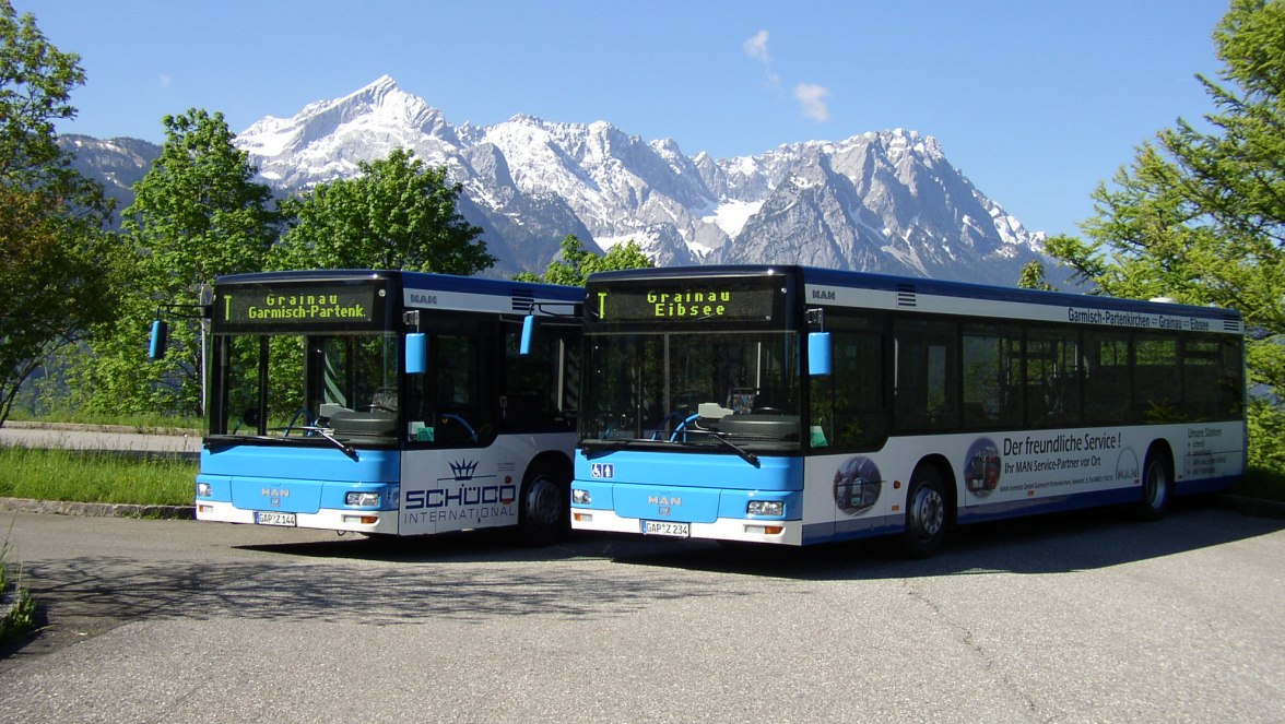 Eibseebus in Grainau, © MTBD GmbH