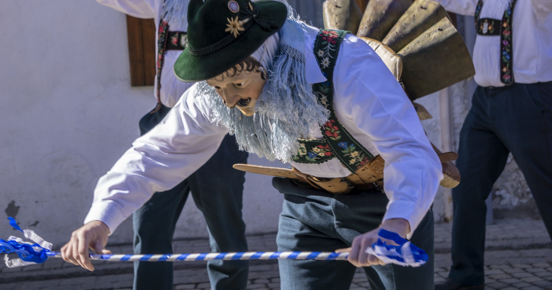 Schellrührer in der Faschingszeit in Grainau, © Tourist Information Grainau - A. Ostler