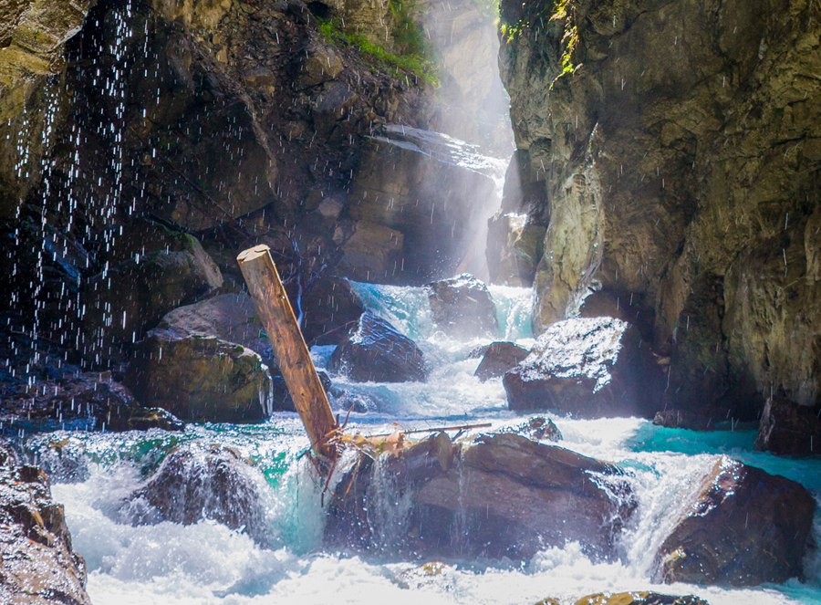 Partnachklamm im Sommer, © Markt Garmisch-Partenkirchen - Marc Hohenleitner