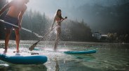 Stand up paddeling am Eibsee, © Zugspitzland - T.Marzusch