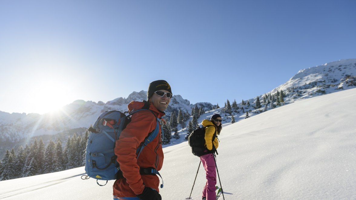 Ski tours in the Zugspitz village Grainau, © ZugspitzRegion - Foto W. Ehn